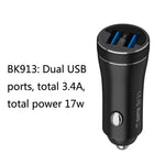Dual Ports Fast Charge Car Charger, QIAKEY BK913, QIAKEY BK918, QIAKEY BK919, QIAKEY BK928