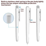 Estojo Automático Retrátil para Caneta Stylus com Duplo Clique Para Apple Pencil 2, Cinzento, Branco Pérola, Rosa, Verde Militar, Cinzento Espaço Profundo, Azul, Verde Grama, Roxo