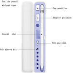Caixa de Armazenamento para Caneta Capacitiva e Acessórios Para Apple Pencil 1 / 2, Para Apenas Uma Caneta