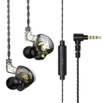 QKZ AK6 PRO Auriculares Intra-auriculares com Fio HiFi Subwoofer com Microfone, Colorido, Preto, Branco, Verde