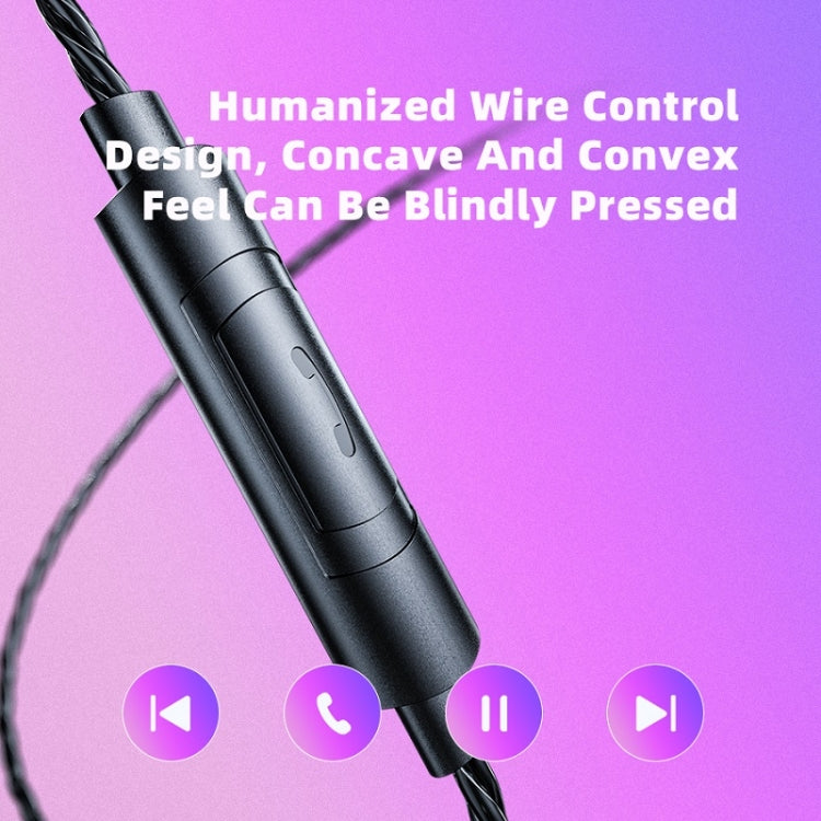 QKZ AK6 PRO Auriculares Intra-auriculares com Fio HiFi Subwoofer com Microfone, Colorido, Preto, Branco, Verde