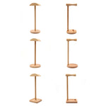 Suporte de Mesa para Auscultadores em Madeira Maciça AM-EJZJ001, Estilo:, B, C, D, E, F