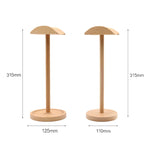 Suporte de Mesa para Auscultadores em Madeira Maciça AM-EJZJ001, Estilo:, B, C, D, E, F