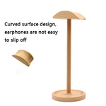 Suporte de Mesa para Auscultadores em Madeira Maciça AM-EJZJ001, Estilo:, B, C, D, E, F