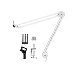 Suporte de Secretária para Microfone com Braço Cantilever e Suporte Giratório de 360 Graus, GAZ-40P W, GAZ-40P B, GAZ-40 W, GAZ-40 B
