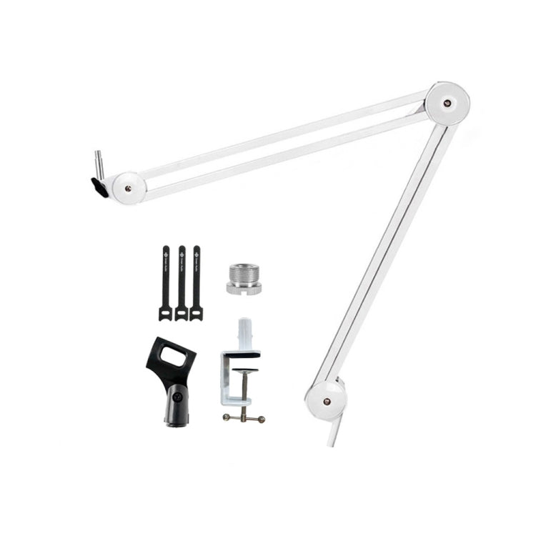 Suporte de Secretária para Microfone com Braço Cantilever e Suporte Giratório de 360 Graus, GAZ-40P W, GAZ-40P B, GAZ-40 W, GAZ-40 B