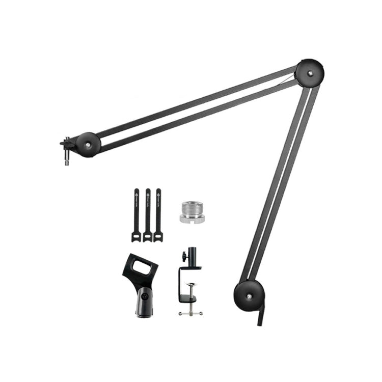 Suporte de Secretária para Microfone com Braço Cantilever e Suporte Giratório de 360 Graus, GAZ-40P W, GAZ-40P B, GAZ-40 W, GAZ-40 B