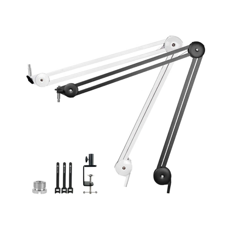 Suporte de Secretária para Microfone com Braço Cantilever e Suporte Giratório de 360 Graus, GAZ-40P W, GAZ-40P B, GAZ-40 W, GAZ-40 B