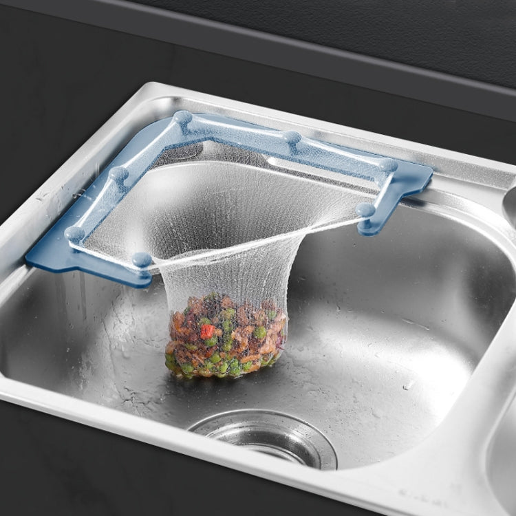 VIB-888 Suporte de Drenagem em Rede Triangular para Pia de Cozinha, Azul, Cinzento, Branco, Verde Escuro