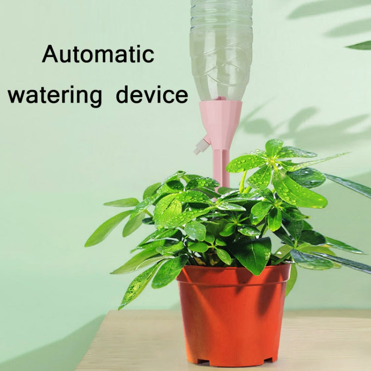 Dispositivo automático de rega por gotejamento ajustável para plantas em vaso doméstico, 10 unidades, Rosa, Verde, Bege Branco
