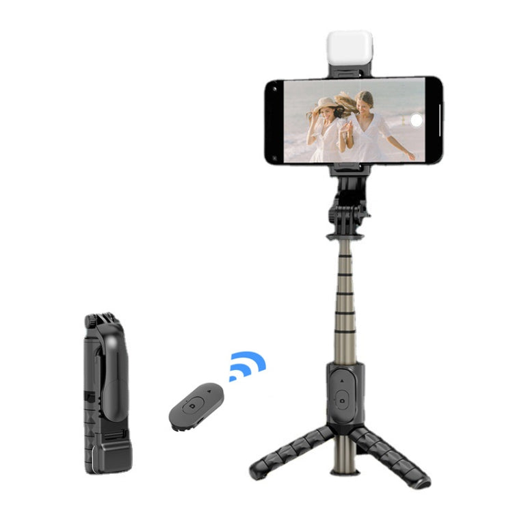 Mini Bastão Selfie Integrado Multifuncional Bluetooth, Especificação:, Q11S 76cm com Luz de Preenchimento, Q10S 70cm com Luz de Preenchimento, Q11 74CM sem Luz de Preenchimento, Q10 68CM sem Luz de Preenchimento