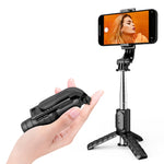 Mini Bastão Selfie Integrado Multifuncional Bluetooth, Especificação:, Q11S 76cm com Luz de Preenchimento, Q10S 70cm com Luz de Preenchimento, Q11 74CM sem Luz de Preenchimento, Q10 68CM sem Luz de Preenchimento