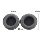 2 PCS Almofadas de Espuma para Auscultadores para Razer Kraken 7.1 V1 Pro, Preto+Rede Preta, Preto+Rede Laranja, Preto Flanela, Preto+Rede Azul, Preto+Rede Verde