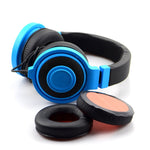 2 PCS Almofadas de Espuma para Auscultadores para Razer Kraken 7.1 V1 Pro, Preto+Rede Preta, Preto+Rede Laranja, Preto Flanela, Preto+Rede Azul, Preto+Rede Verde