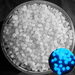 Pedra Rombóide Luminosa de Resina para Paisagem de Aquário de Jardim, Cor Mista, Azul, Ciano, Verde, Branco, Roxo, Amarelo, Vermelho