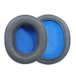 2 PCS Almofadas de Pele Proteica para Auscultadores Audio-Technica ATH-WS660BT, Preto, Preto+Vermelho, Cinzento+Azul