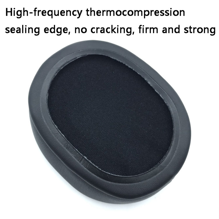 2 PCS Almofadas de Pele Proteica para Auscultadores Audio-Technica ATH-WS660BT, Preto, Preto+Vermelho, Cinzento+Azul