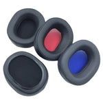 2 PCS Almofadas de Pele Proteica para Auscultadores Audio-Technica ATH-WS660BT, Preto, Preto+Vermelho, Cinzento+Azul
