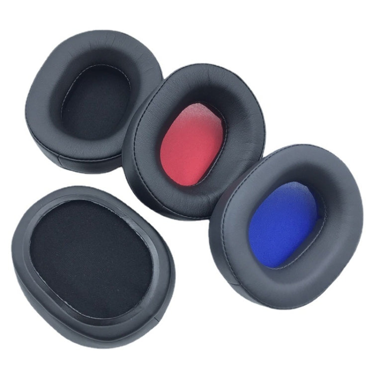 2 PCS Almofadas de Pele Proteica para Auscultadores Audio-Technica ATH-WS660BT, Preto, Preto+Vermelho, Cinzento+Azul