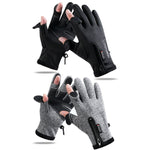 Luvas Quentes para Desporto ao Ar Livre, Sem Dedos, para Ciclismo e Pesca, Compatíveis com Ecrã Tátil, M, L, XL, XXL