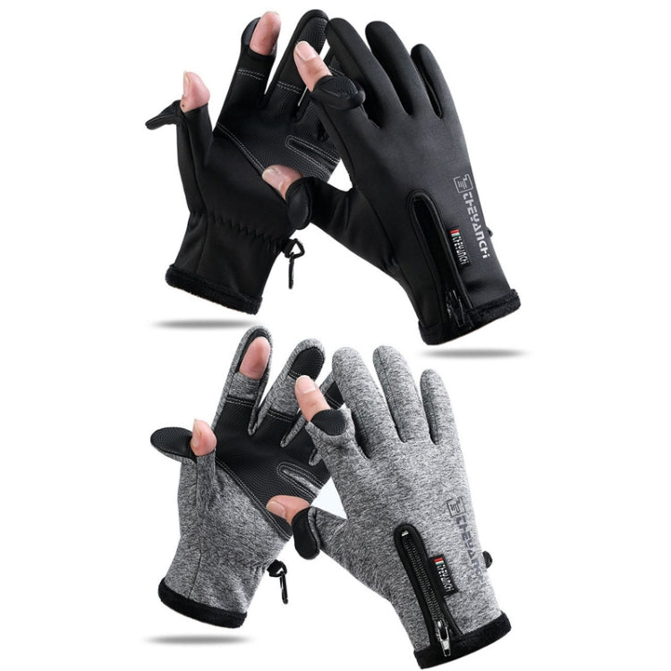 Luvas Quentes para Desporto ao Ar Livre, Sem Dedos, para Ciclismo e Pesca, Compatíveis com Ecrã Tátil, M, L, XL, XXL