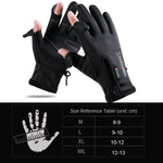 Luvas Quentes para Desporto ao Ar Livre, Sem Dedos, para Ciclismo e Pesca, Compatíveis com Ecrã Tátil, M, L, XL, XXL