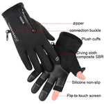 Luvas Quentes para Desporto ao Ar Livre, Sem Dedos, para Ciclismo e Pesca, Compatíveis com Ecrã Tátil, M, L, XL, XXL