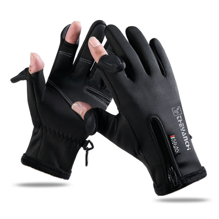 Luvas Quentes para Desporto ao Ar Livre, Sem Dedos, para Ciclismo e Pesca, Compatíveis com Ecrã Tátil, M, L, XL, XXL