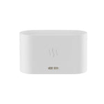 Difusor de Aroma Flame com Luz Noturna e Humidificador, Monocromático (Branco), Monocromático (Preto)
