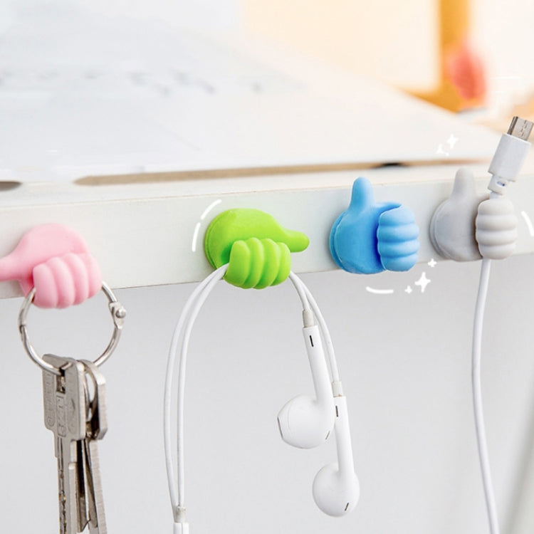 10 PCS Clipe Organizador de Cabos Prático para Uso Doméstico