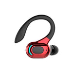 Auricular Desportivo Estéreo Sem Fios Bluetooth 5.1 F8, Auricular Único (Preto), Auricular Único (Branco), Auricular Único (Preto+Vermelho), Auricular Único (Preto+Azul), Auricular Único (Preto+Verde)