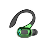Auricular Desportivo Estéreo Sem Fios Bluetooth 5.1 F8, Auricular Único (Preto), Auricular Único (Branco), Auricular Único (Preto+Vermelho), Auricular Único (Preto+Azul), Auricular Único (Preto+Verde)