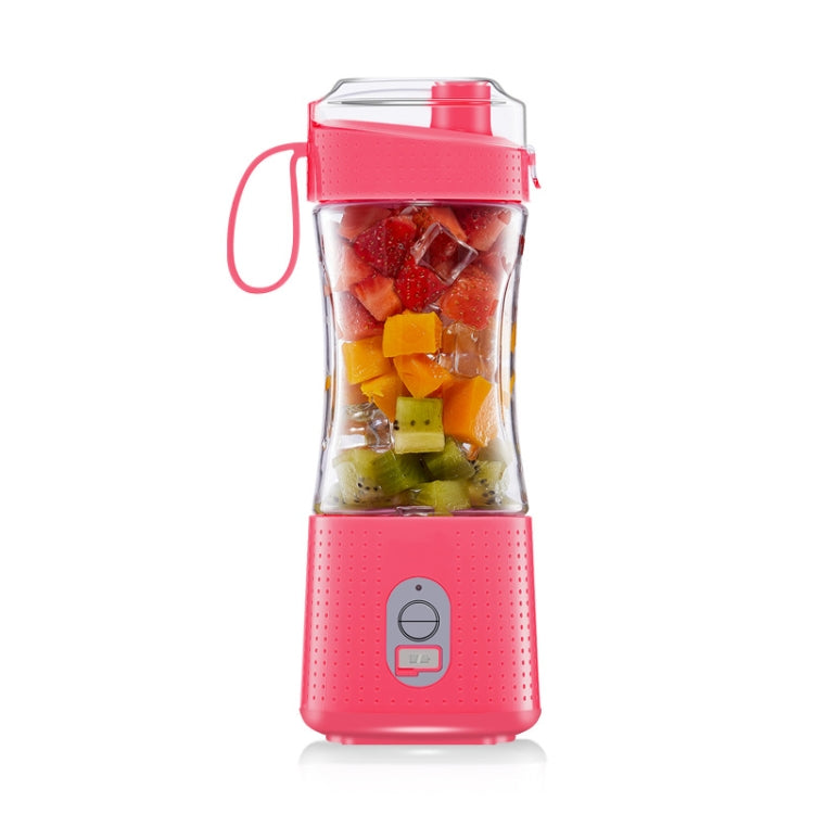 Copo de Sumos Elétrico com 6 Lâminas para Frutas, Preto, Branco, Amarelo, Roxo, Verde, Azul, Azul Escuro, Vermelho Rosa