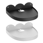 2 Peças Suporte de Parede para Amazon Echo Dot 4, Branco, Preto