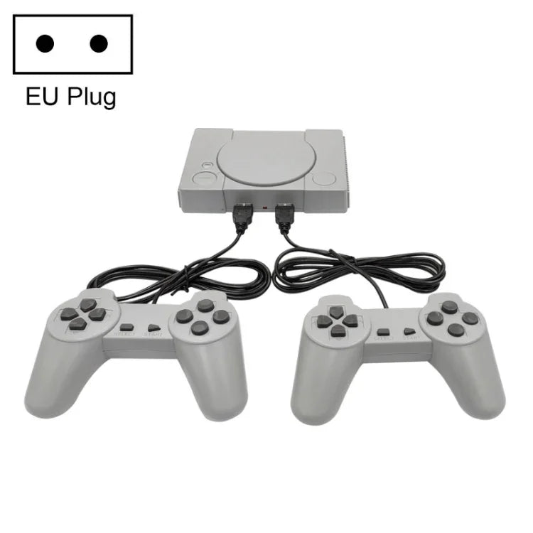 Consola de Jogos TV Mini 8-Bit para Dois Jogadores com 620 Jogos Integrados, PS1 mini (Plugue UE)