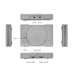 Consola de Jogos TV Mini 8-Bit para Dois Jogadores com 620 Jogos Integrados, PS1 mini (Plugue UE)