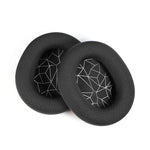2pcs Almofadas de Espuma para Auscultadores Steelseries Arctis Pro / Arctis 3 / 5 / 7 (Couro Cinzento Preto), TBD0601869701B, TBD0601869701C, TBD0601869701D, TBD0601869701E, TBD0601869701F, TBD0601869701G, TBD0601869701H, TBD0601869701J, TBD0601869701A