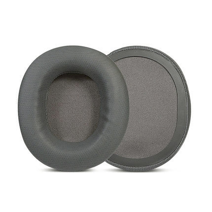 2pcs Almofadas de Espuma para Auscultadores Steelseries Arctis Pro / Arctis 3 / 5 / 7 (Couro Cinzento Preto), TBD0601869701B, TBD0601869701C, TBD0601869701D, TBD0601869701E, TBD0601869701F, TBD0601869701G, TBD0601869701H, TBD0601869701J, TBD0601869701A