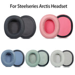 2pcs Almofadas de Espuma para Auscultadores Steelseries Arctis Pro / Arctis 3 / 5 / 7 (Couro Cinzento Preto), TBD0601869701B, TBD0601869701C, TBD0601869701D, TBD0601869701E, TBD0601869701F, TBD0601869701G, TBD0601869701H, TBD0601869701J, TBD0601869701A