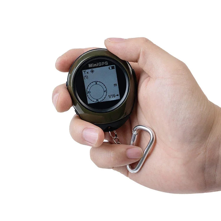 Localizador GPS Mini com Bússola para Escalada ao Ar Livre, KH-12