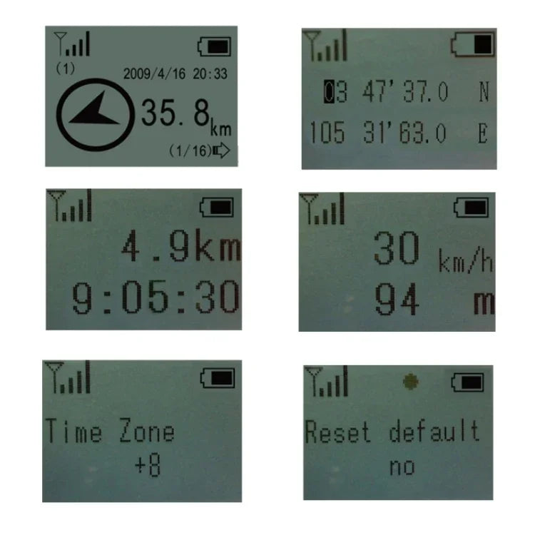 Localizador GPS Mini com Bússola para Escalada ao Ar Livre, KH-12