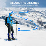Localizador GPS Mini com Bússola para Escalada ao Ar Livre, KH-12