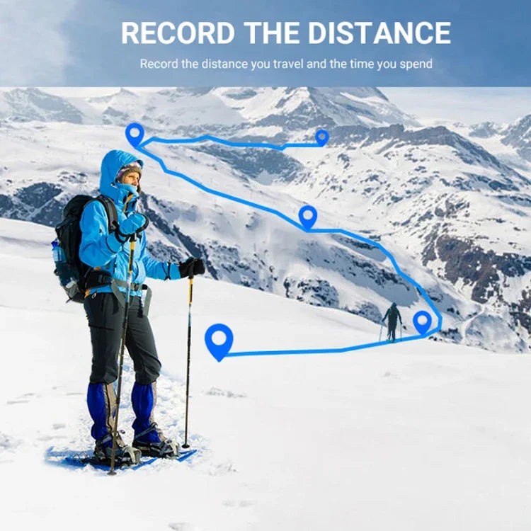 Localizador GPS Mini com Bússola para Escalada ao Ar Livre, KH-12
