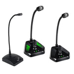 MI520 Microfone Condensador de Pescoço de Ganso para Computador de Secretária, Versão USB com Luz RGB Respiratória