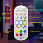 Fita de Luz LED Symphony com Controlo Remoto 2.4G, Comprimentos: 2m 28 LEDs, 3m 42 LEDs, 4m 56 LEDs, 5m 70 LEDs, 7.5m 105 LEDs, 10m 140 LEDs