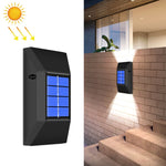Luz de Parede Solar Decorativa Impermeável para Exterior, Especificações:, 6 LEDs Luz Branca, 6 LEDs Luz Quente