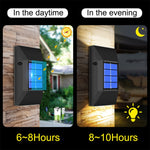 Luz de Parede Solar Decorativa Impermeável para Exterior, Especificações:, 6 LEDs Luz Branca, 6 LEDs Luz Quente