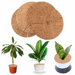 Conjunto de 6 tapetes planos para vaso de flores com proteção antifreeze para raízes de plantas, palmeira de coco, Tamanho:, 20cm, 30cm