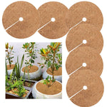 Conjunto de 6 tapetes planos para vaso de flores com proteção antifreeze para raízes de plantas, palmeira de coco, Tamanho:, 20cm, 30cm