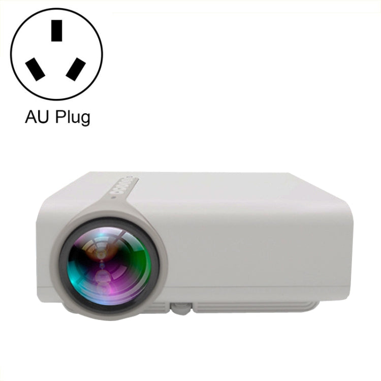 Projetor LED Pequeno HD 1080P YG530 para Casa, Ficha EUA, Ficha UE, Ficha Reino Unido, Ficha AU